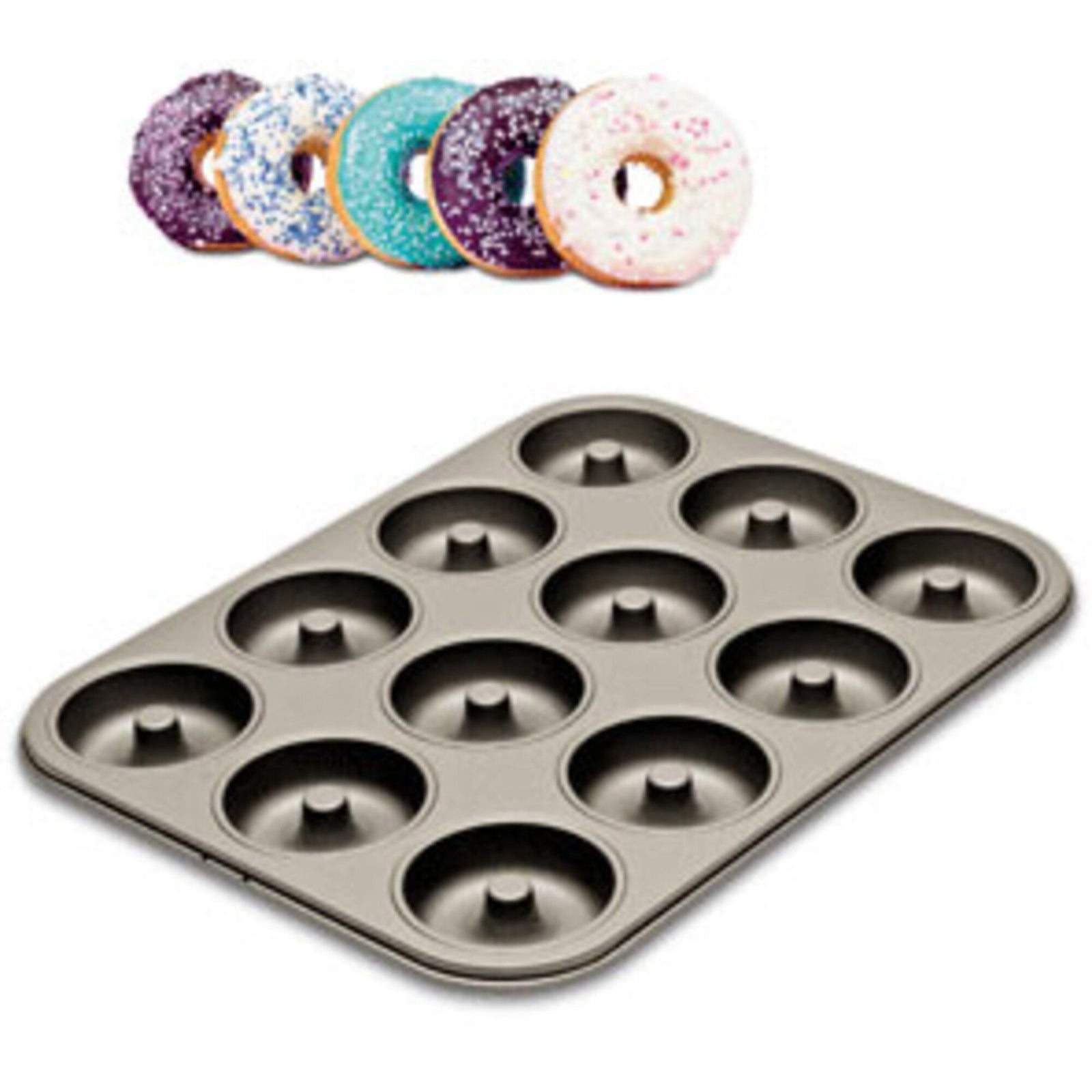 Städter Städter Donutform Non-stick 12 stk. ❤ produktbillede (Donutform)