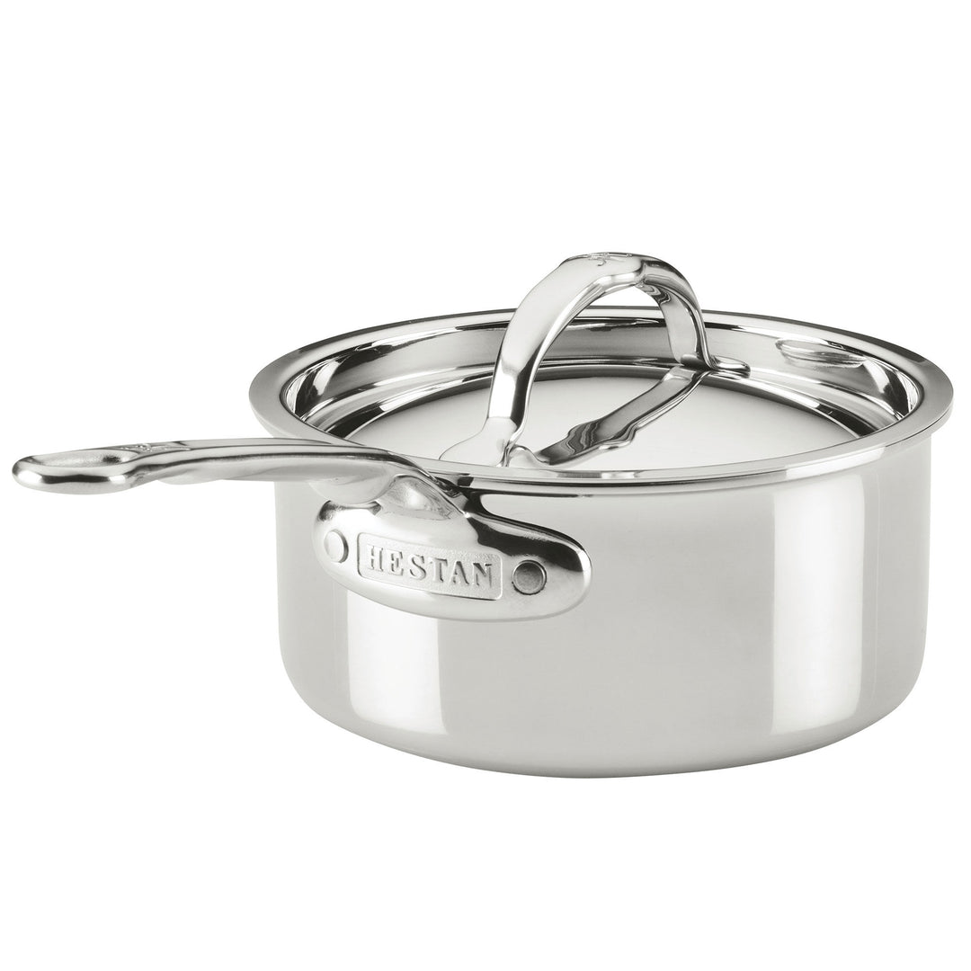 Hestan Hestan ProBond Luxe stegepande med låg 16 cm – billede i brug (Stegepande)