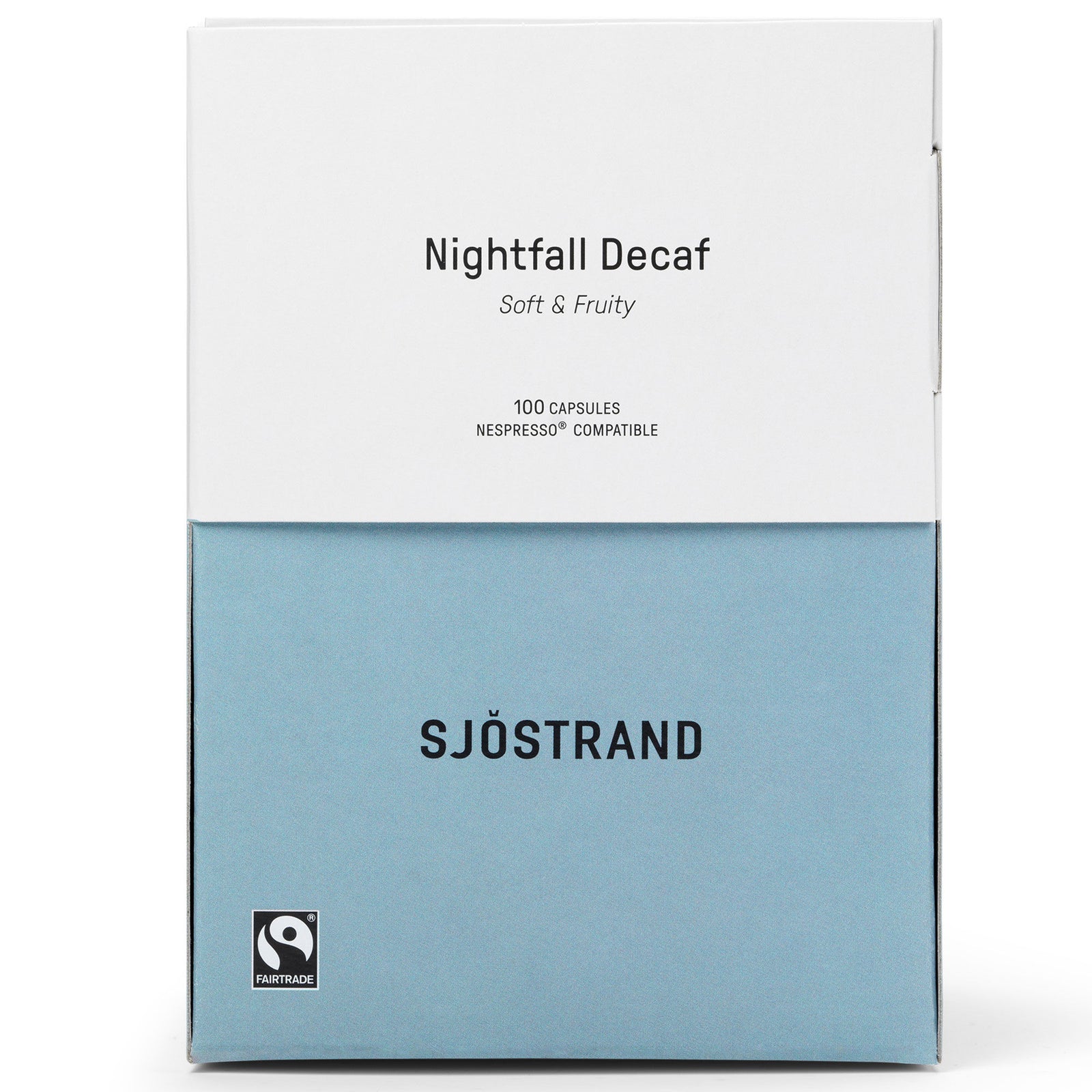 Sjöstrand coffee Sjöstrand coffee Nightfall Decaf kaffekapsler 100 stk. – produktvisning (Kaffekapsler)