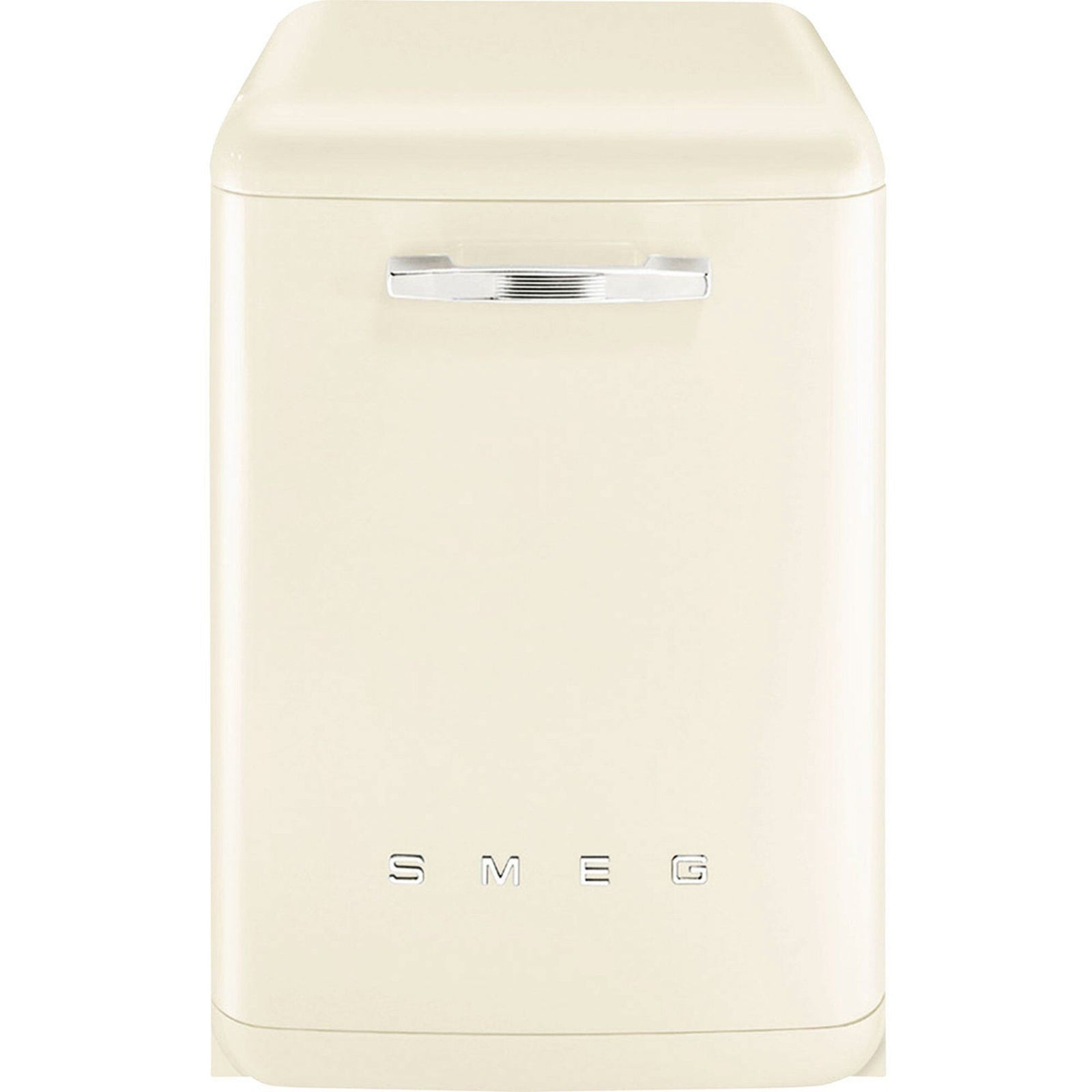 Smeg Smeg LVFABCR3 50s fritstående opvaskemaskine 60 cm, creme – vinkelbillede (Opvaskemaskiner)