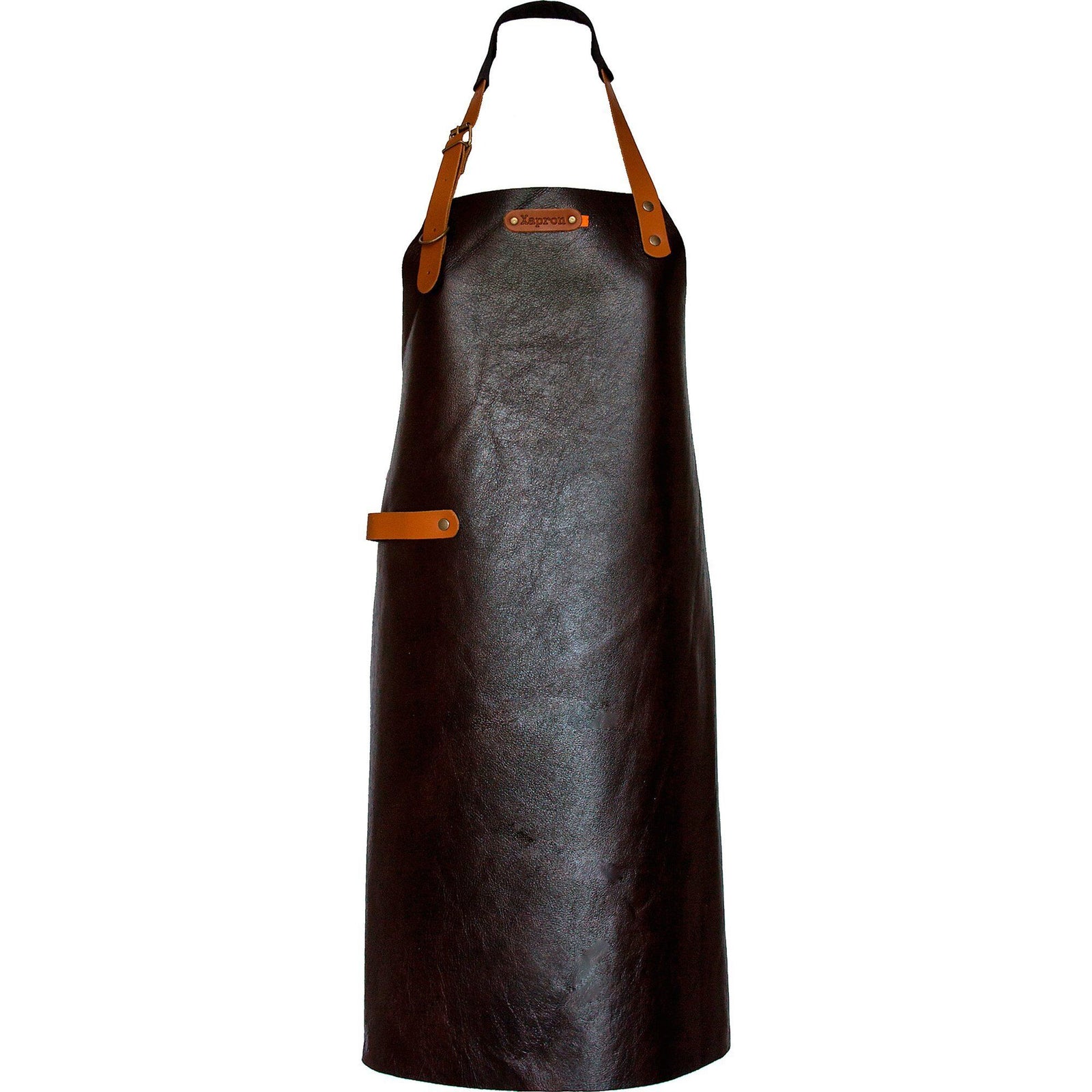 Xapron Xapron New York forklæde i brun, XL ❤ detaljebillede (Forklæder)