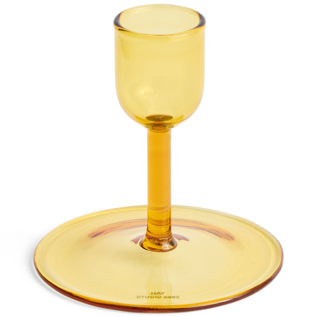 Hay Hay Tiny Lysestage Straight, yellow – produktfoto (Lysestage)