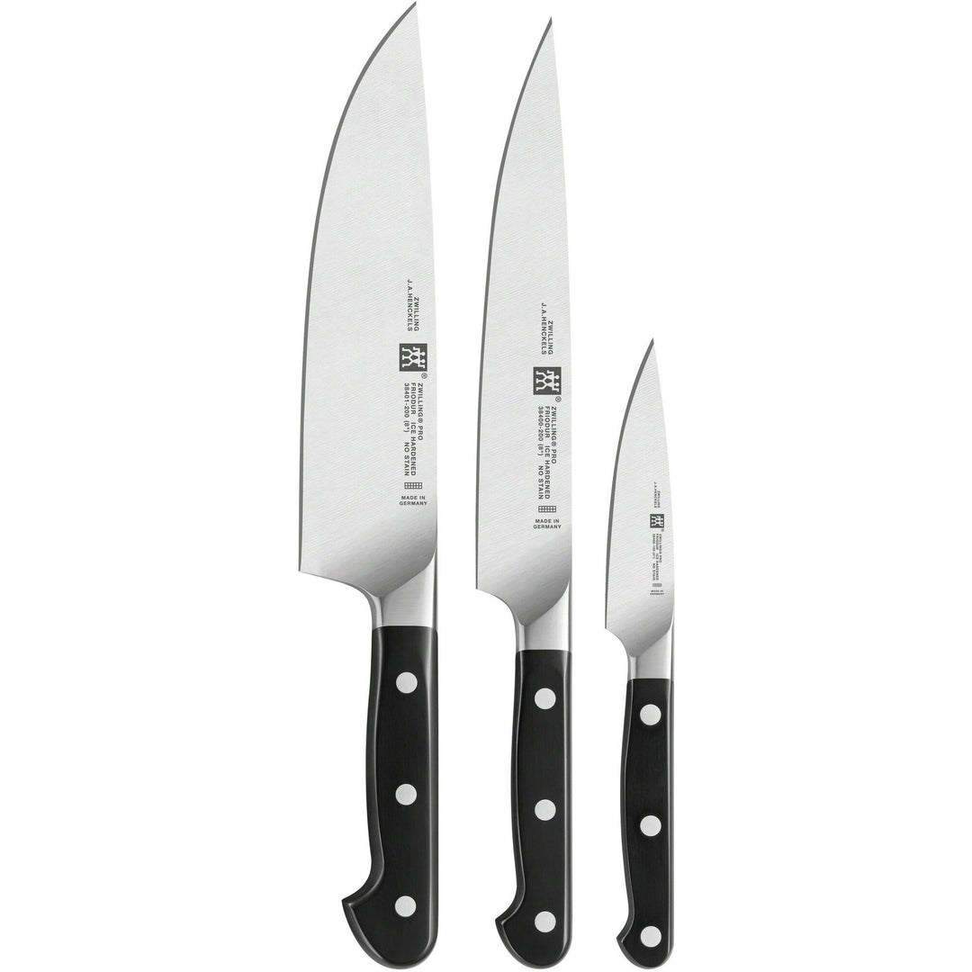 Zwilling Zwilling Pro knivsæt, 3 dele – frontbillede (Knivsæt)