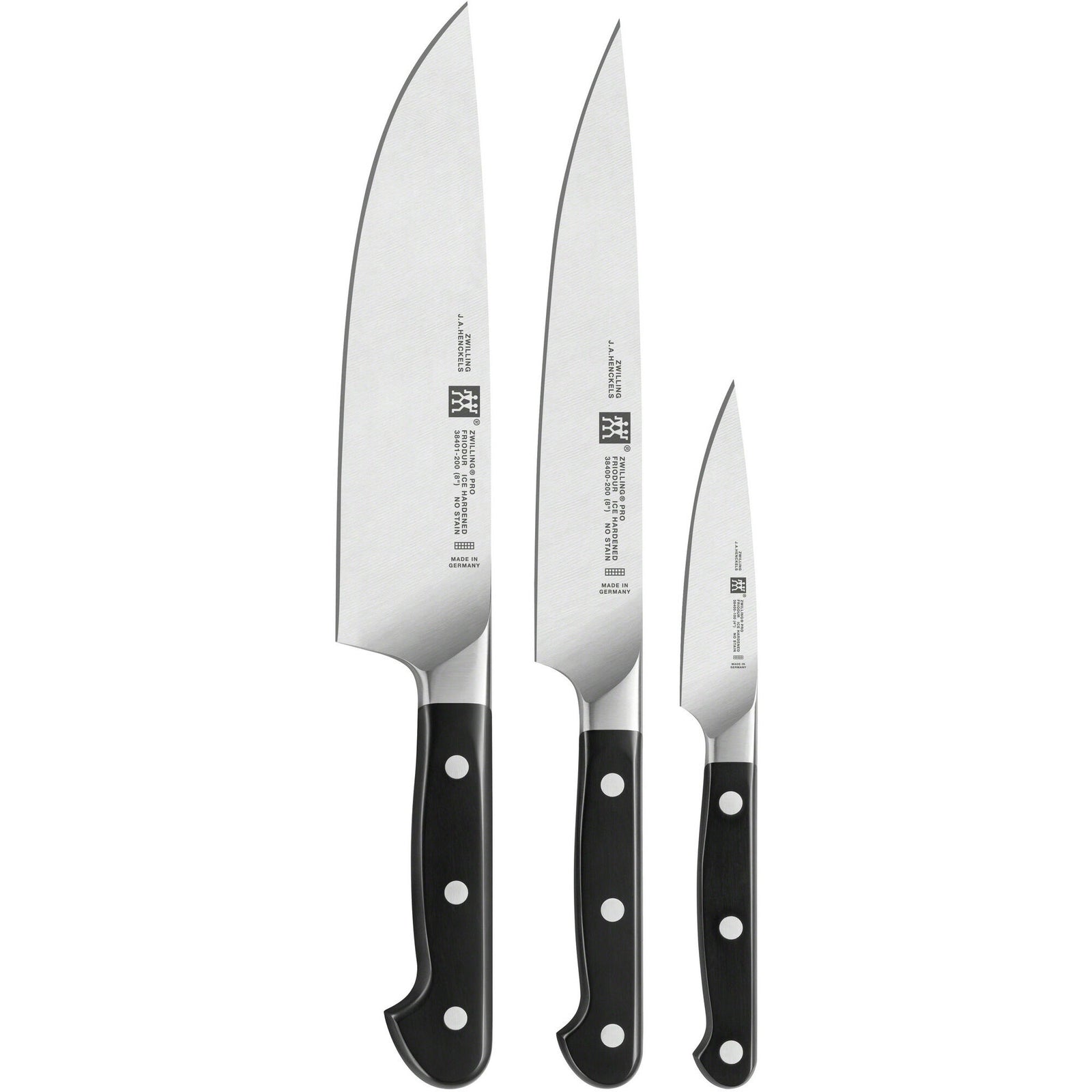 Zwilling Zwilling Pro knivsæt, 3 dele – frontbillede (Knivsæt)