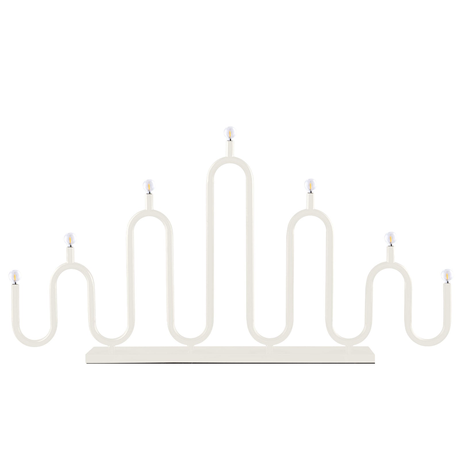 Globen lighting Globen Lighting Noel 7 adventsstage, hvid – produktbillede (Lysestage)