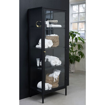 billigt tilbud på Yoho skab i glas og metal, 160 cm høj. Udsalg på reoler og skabe. Spar op til 63%! Hurtig levering, 1-2 hverdage. Over 1150 brands på udsalg.