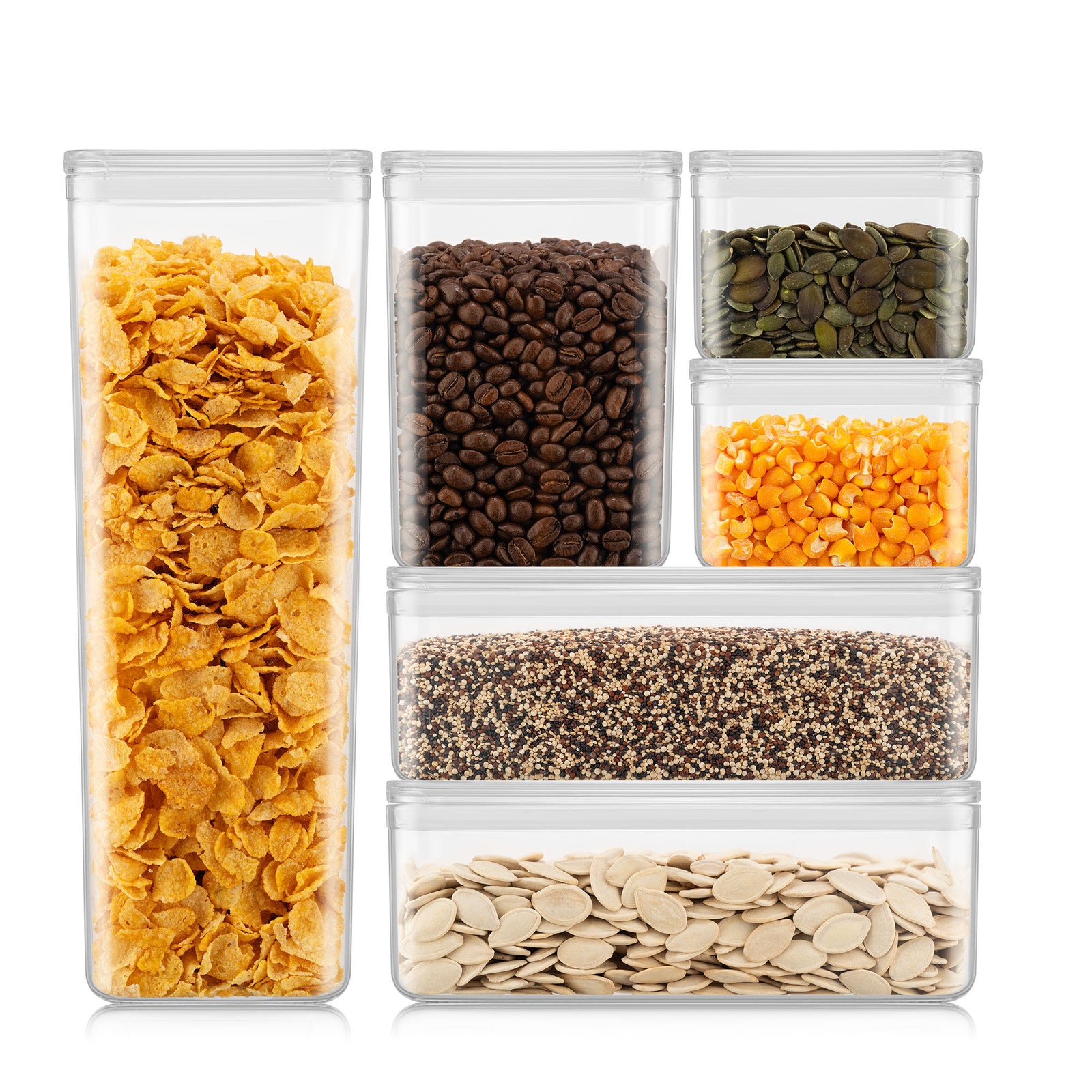 Bodum Bodum Canteen opbevaringsbeholder 6 dele, transparent ❤ detaljebillede i kategorien Madopbevaring