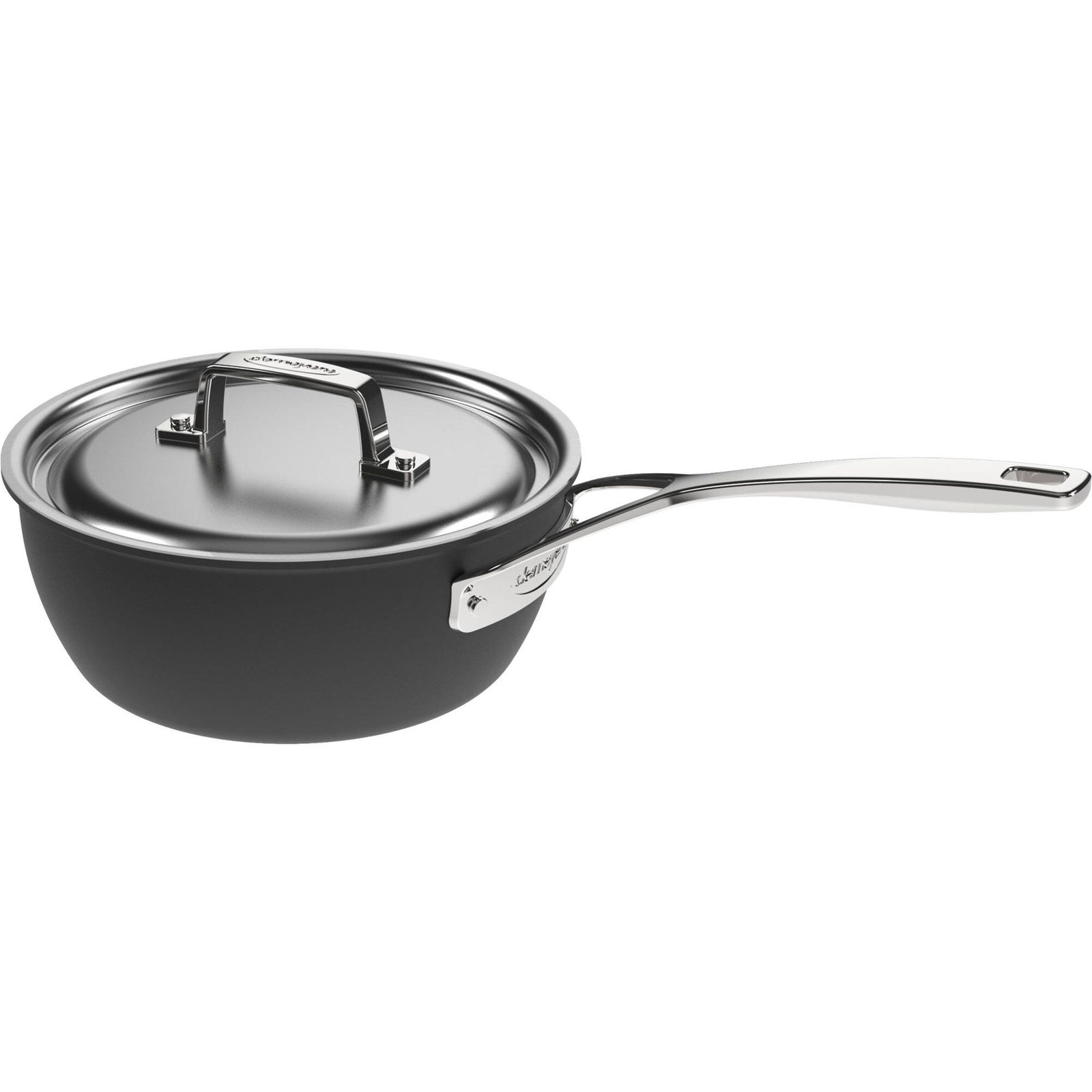 Demeyere Demeyere Black 5 sauteuse 20 cm / 2 liter – vinkelbillede (Traktørpande)