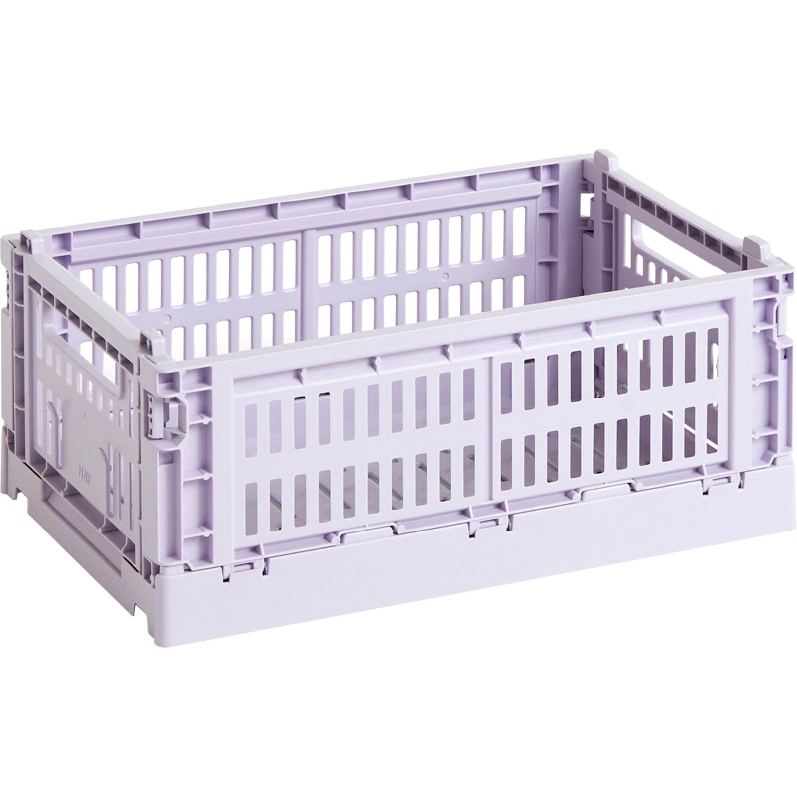 Hay Hay Colour Crate opbevaringskasse, small, lavender ❤ vinkelbillede (Opbevaringsboks)