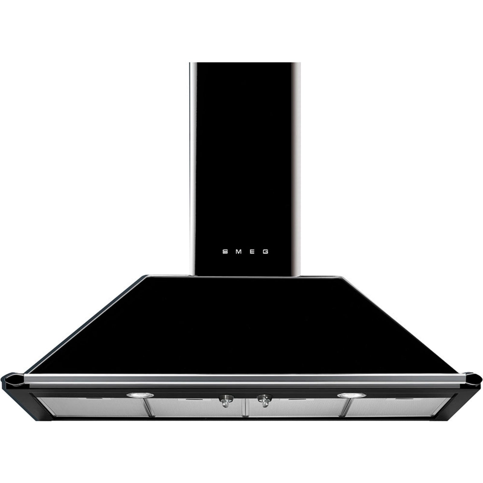 Smeg Smeg KT110BLE Vægmonteret emhætte 110 cm, sort – produktbillede (Emhætter)