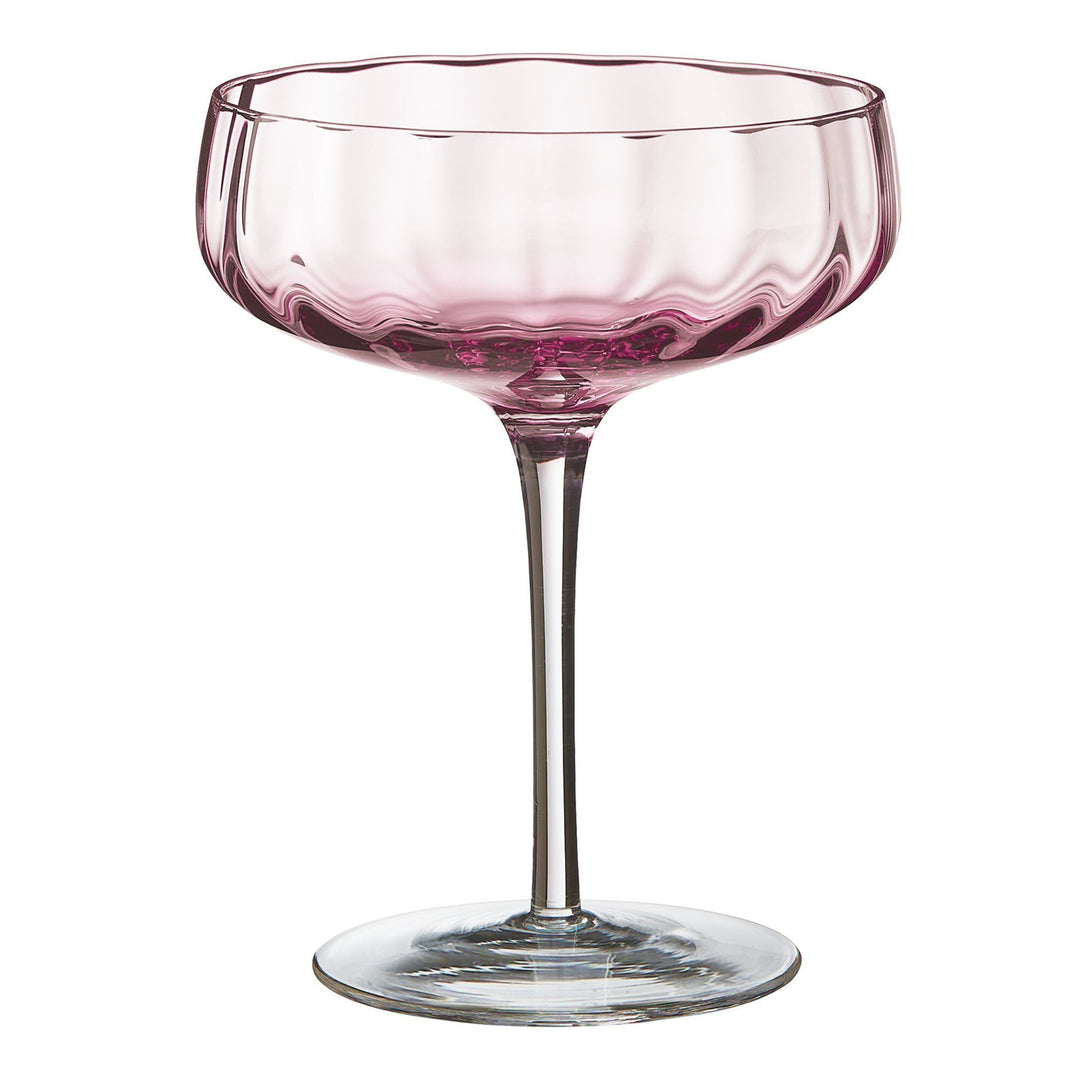 Aida Aida Champagne/Cocktailglas, rød – billede i brug (Champagneglas)