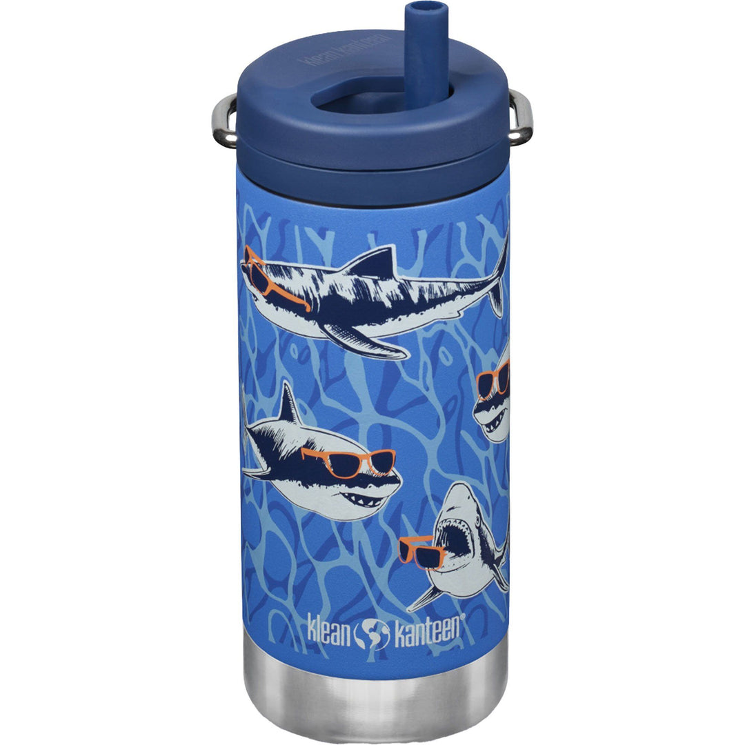 Klean kanteen Klean kanteen Isoleret Termoflaske TKWide 355 ml med Twist Cap, Sharks in Shades – produktvisning (Termokande)