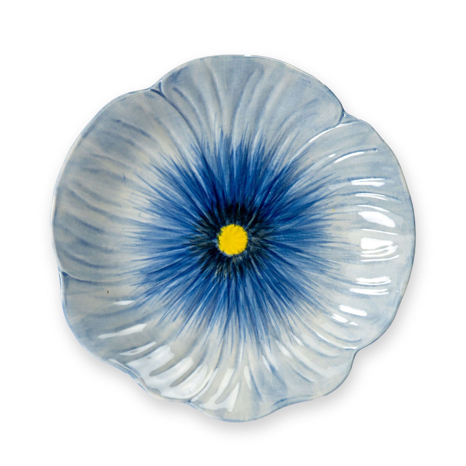 Byon Byon Poppy asiet 21 cm, blå – vinkelbillede (Tallerken)