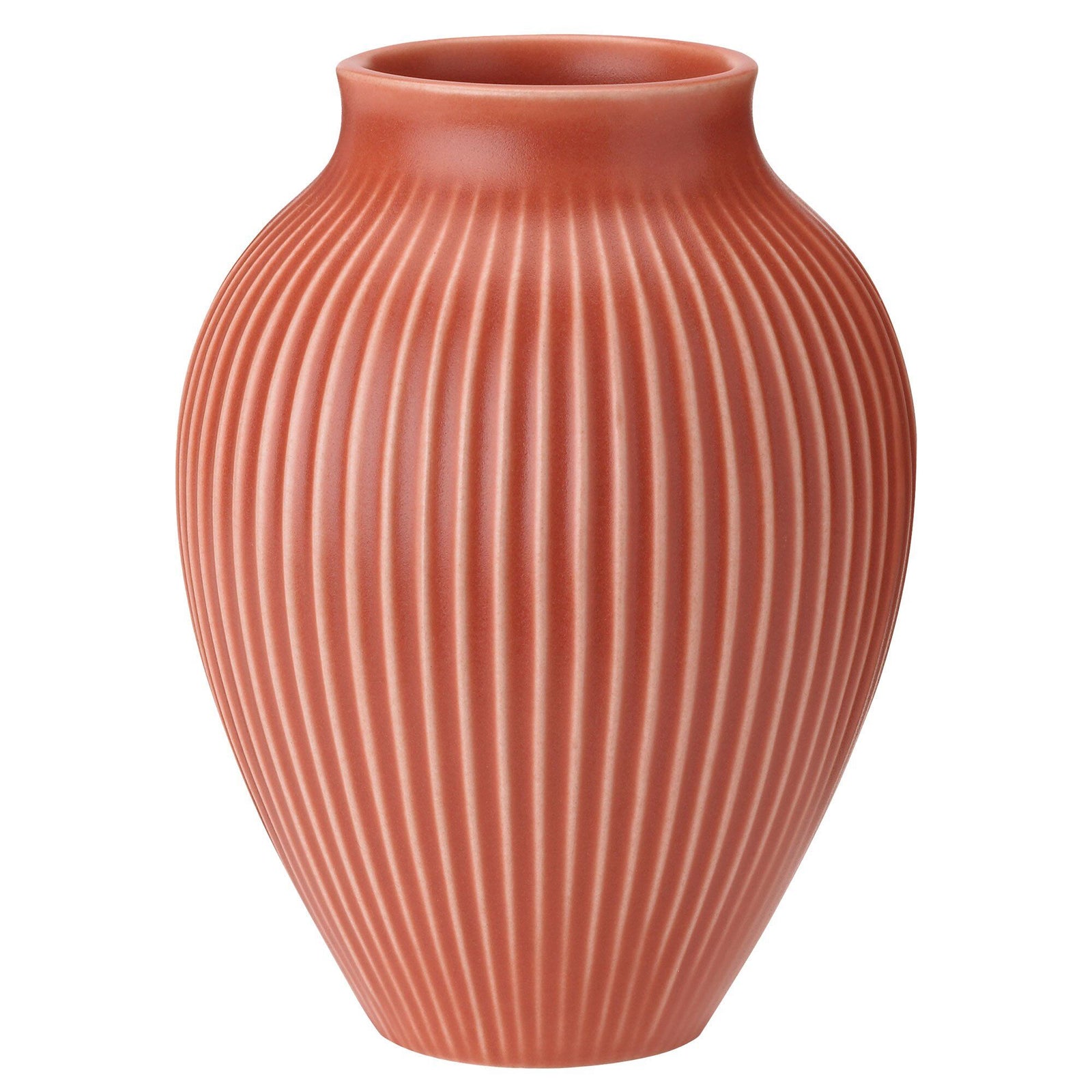 Knabstrup Knabstrup Vase 20 cm, coral ❤ close-up (Vase)