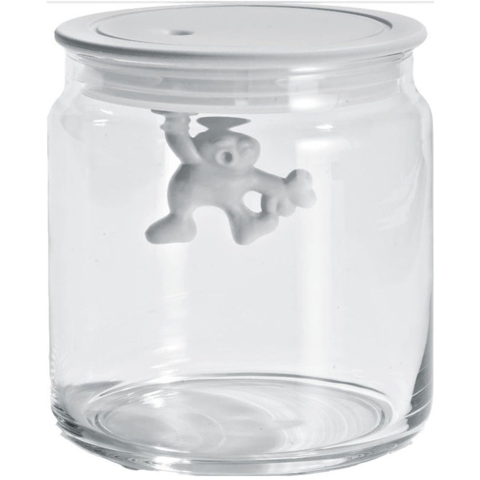 Alessi Alessi Gianni glaskrukke med låg, 70 cl., hvid ❤ billede i brug (Glasbeholder)