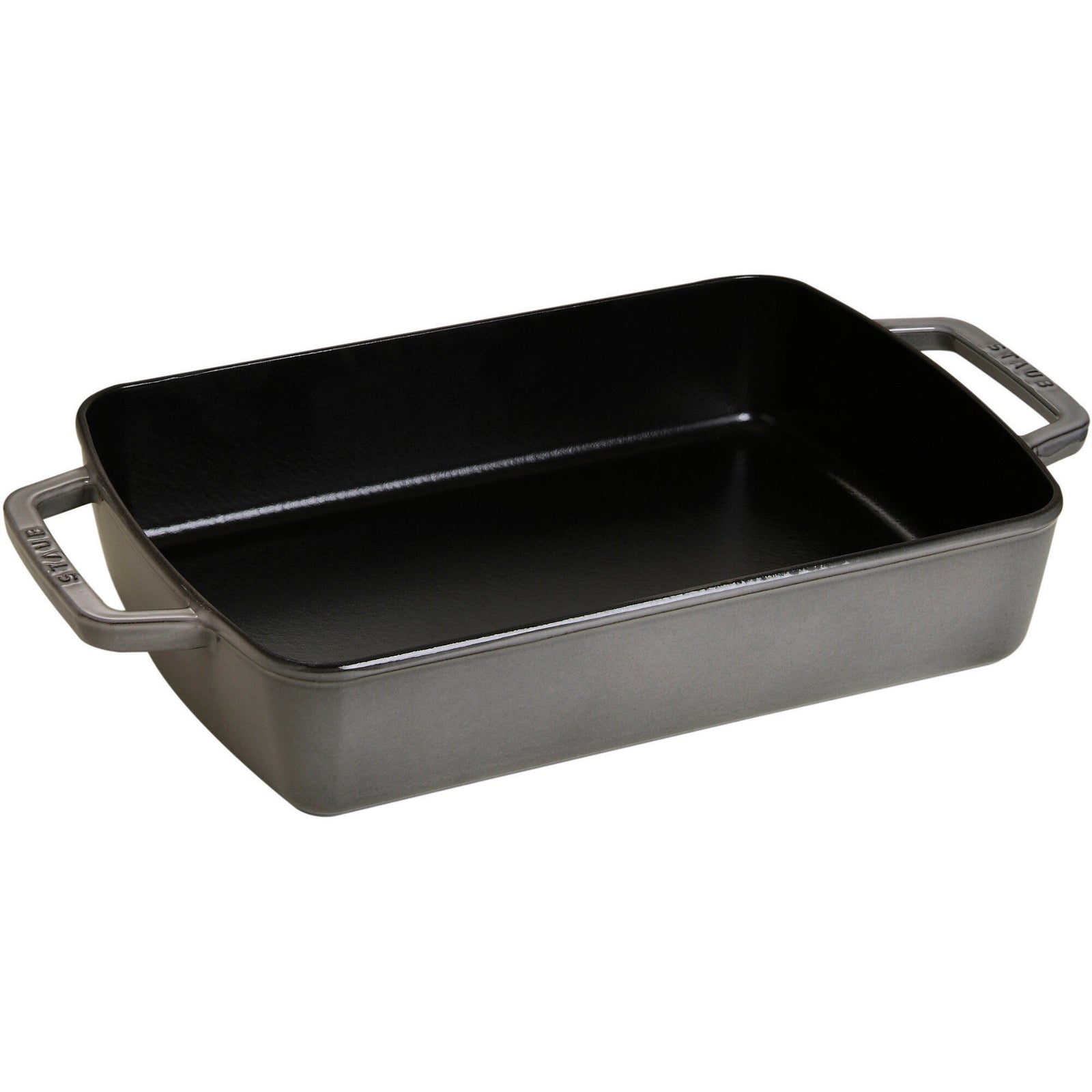 Staub Staub La Cocotte Ovnfast fad 30 x 20 cm., grå ❤ frontbillede (Ovnfast form)