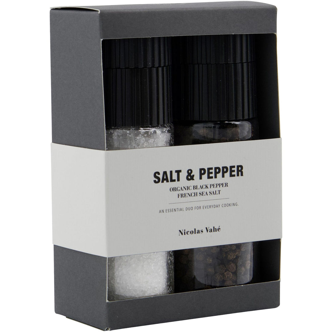 Nicolas vahé Nicolas vahé Salt & Organic Pepper Gift Box ❤ billede i brug i kategorien Krydderier