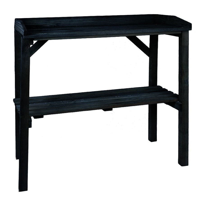 Esschert Design - Arbejdsbænk til haven - Sort Fyrretræ H82 cm ❤ Stort online udvalg i Esschert Design ❤ Billig fragt og hurtig levering 2 - 5 hverdage ❤ Varenummer: BGH-47178999824714 / Ean: &