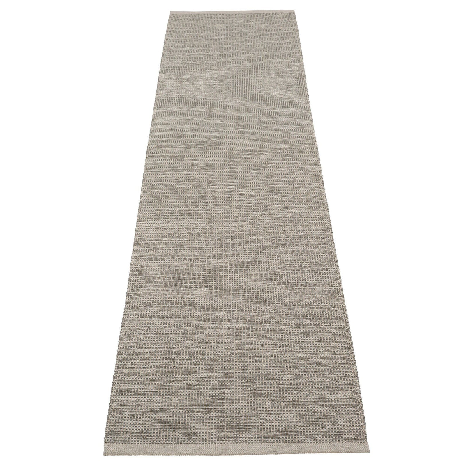 Pappelina Pappelina Sam gulvtæppe 300x70 cm, varm grey/charcoal – vinkelbillede (Tæpper)