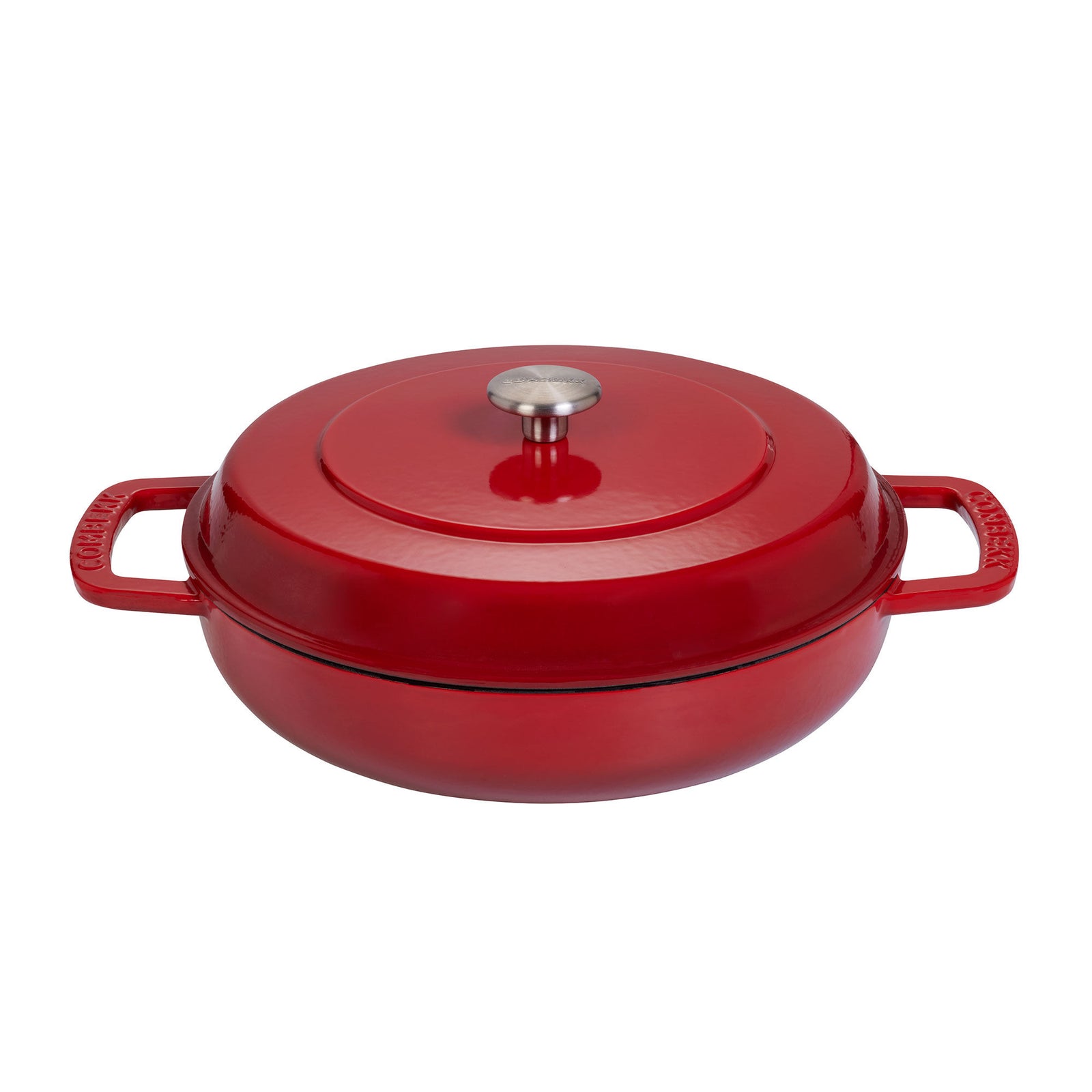 Combekk Combekk Lav gryde med låg Ø28 cm/5 liter, cherry ❤ produktfoto (Gryder)