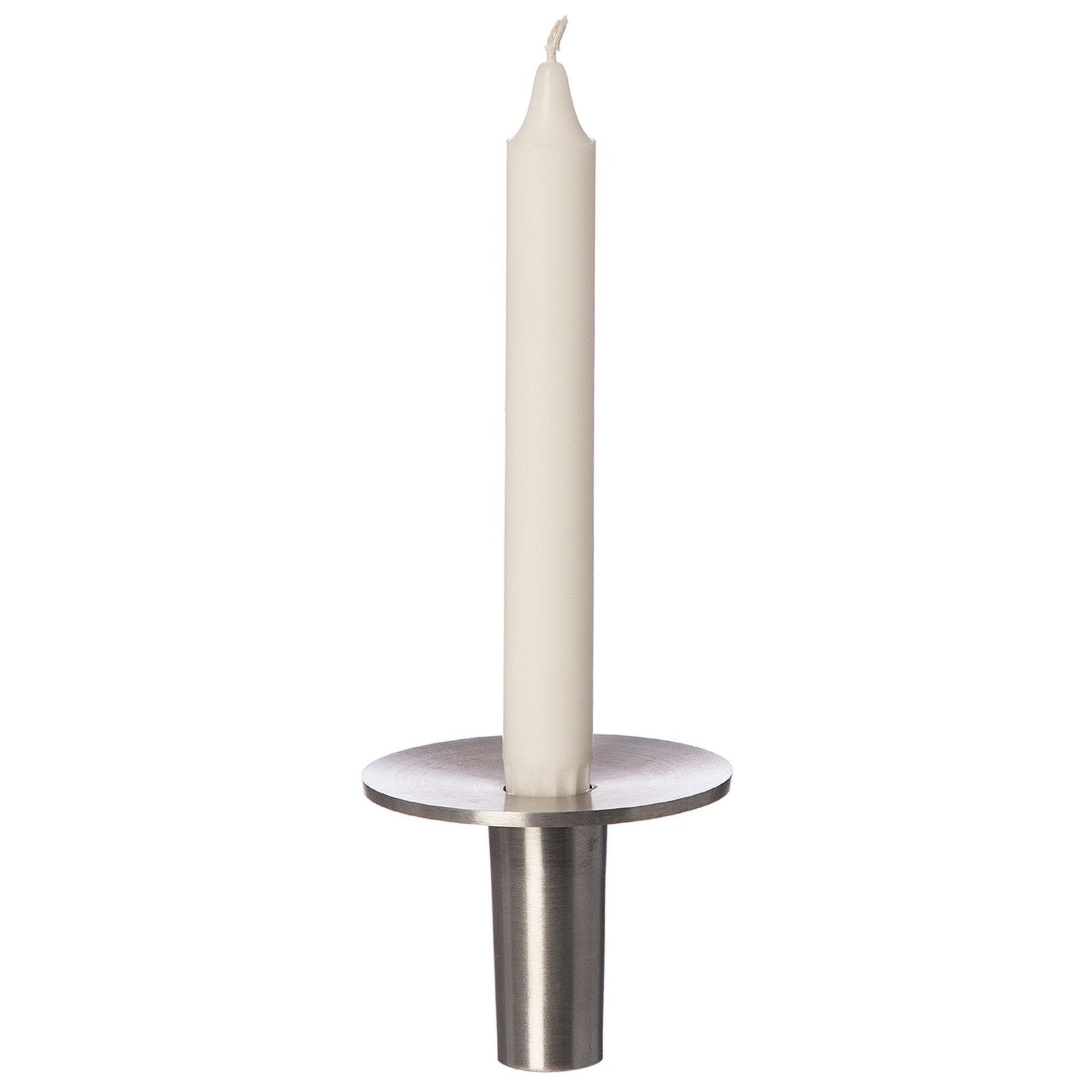 Ernst Ernst Lysestage, 7 cm, børstet metal – close-up (Lysestage)