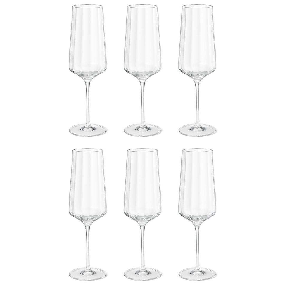 Georg jensen Georg jensen Bernadotte champagneglas flute, 27 cl, 6 stk – close-up (Champagneglas)