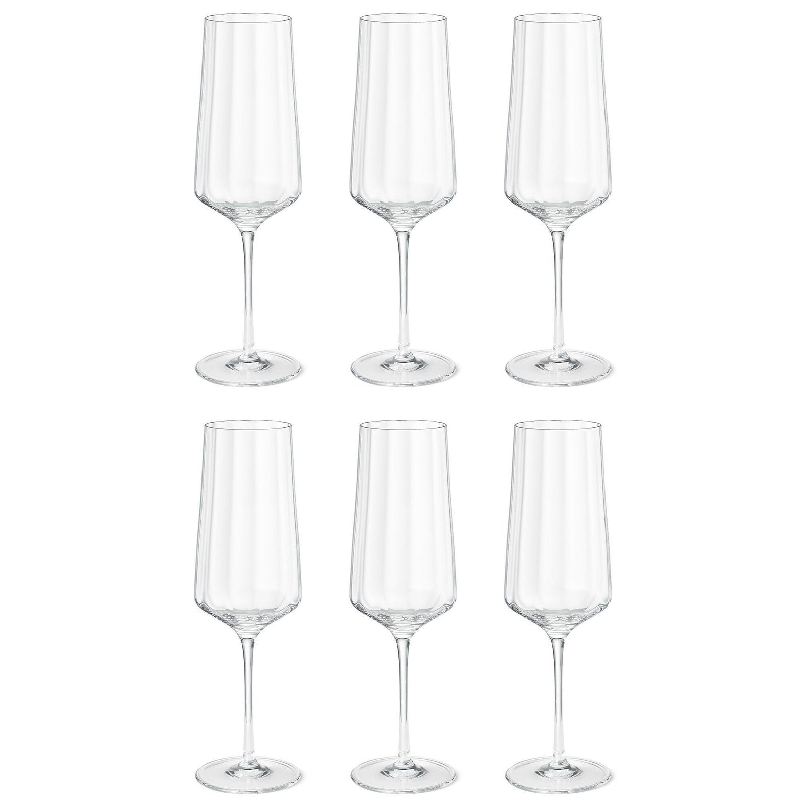 Georg jensen Georg jensen Bernadotte champagneglas flute, 27 cl, 6 stk – close-up (Champagneglas)