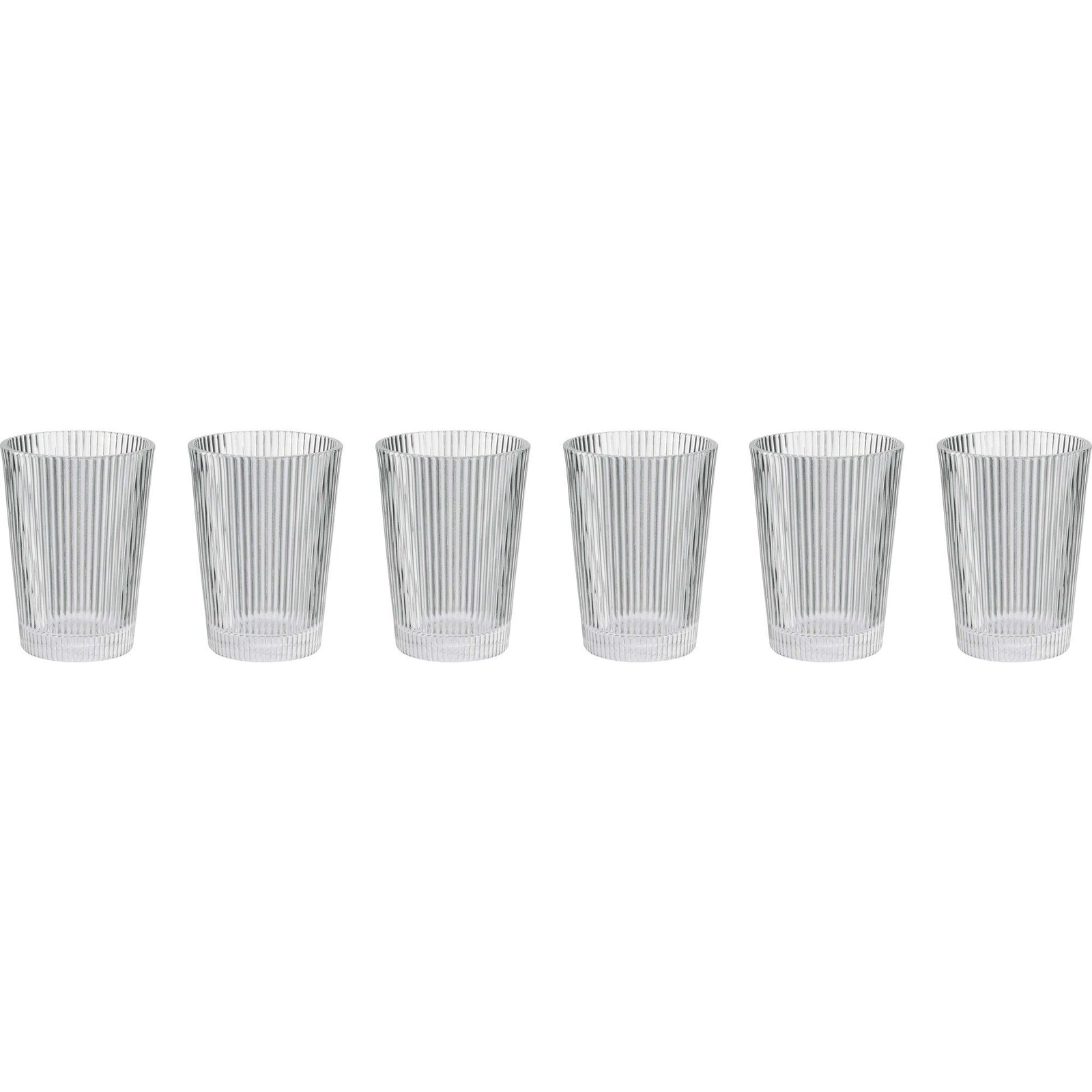 Stelton Stelton Pilastro Drikkeglas 24 cl 6-pak – frontbillede (Glas)