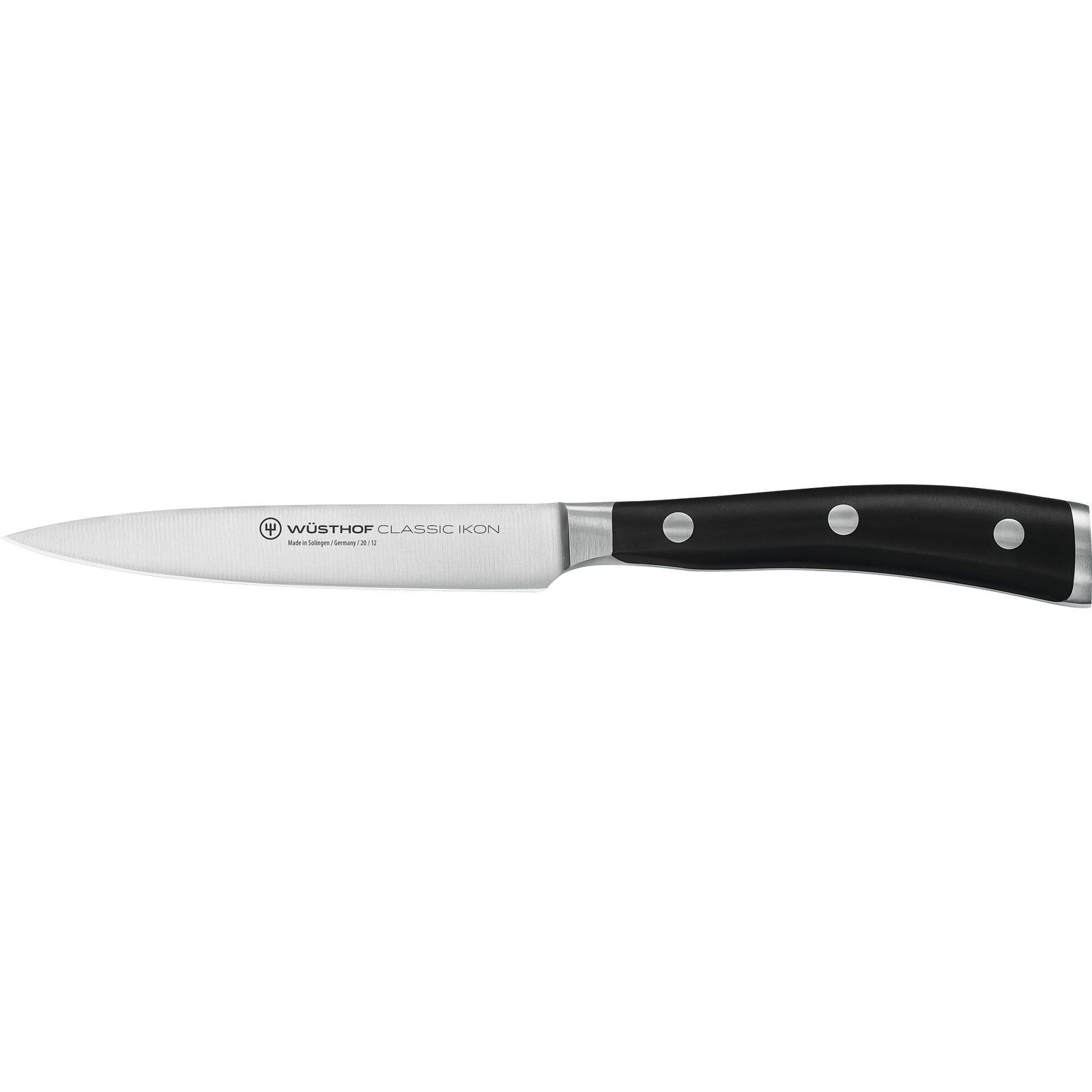 Wüsthof Wüsthof Classic Ikon universalkniv sort 12 cm. ❤ frontbillede (Universalkniv)