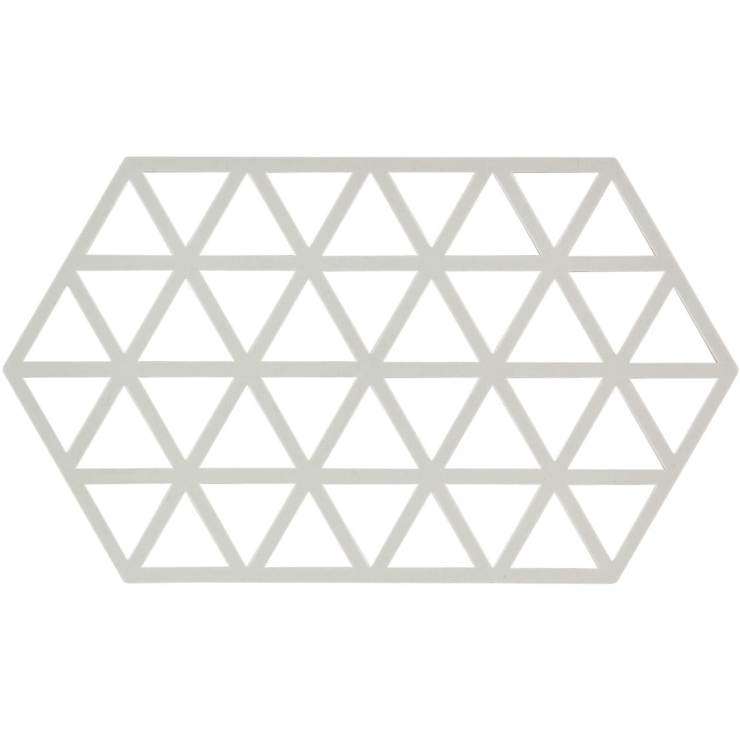 Zone Zone Triangle bordskåner L24, varm grå ❤ detaljebillede i kategorien Grydelåg
