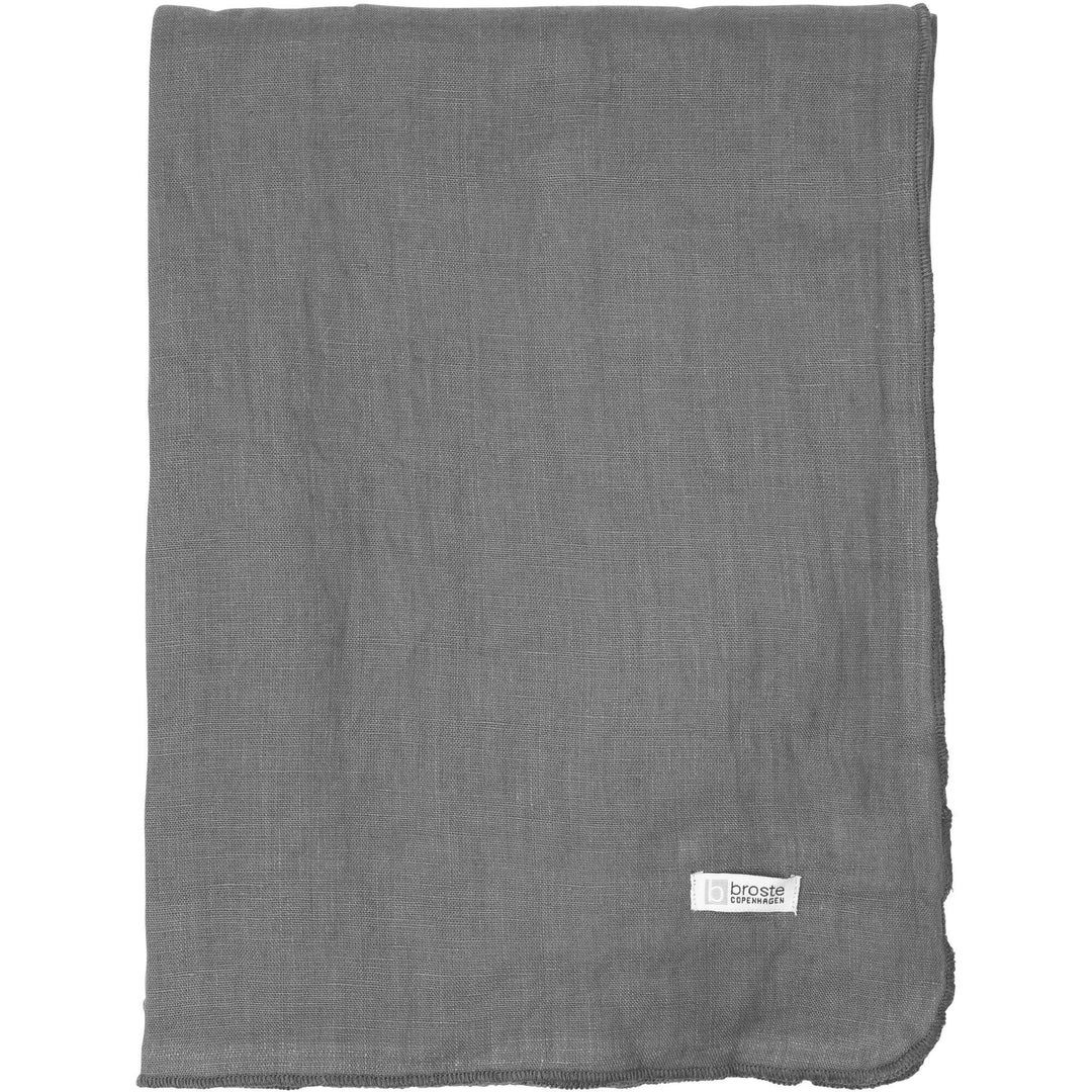 Broste Broste Hørdug Gracie Dark Shadow, 160X300cm – frontbillede (Dug)