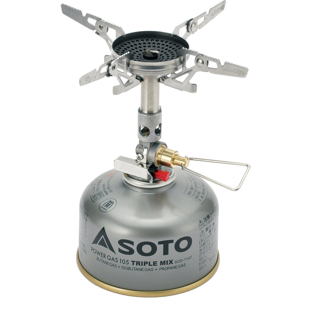 Soto Soto WindMaster gasbrænder – close-up (Stormkøkken)