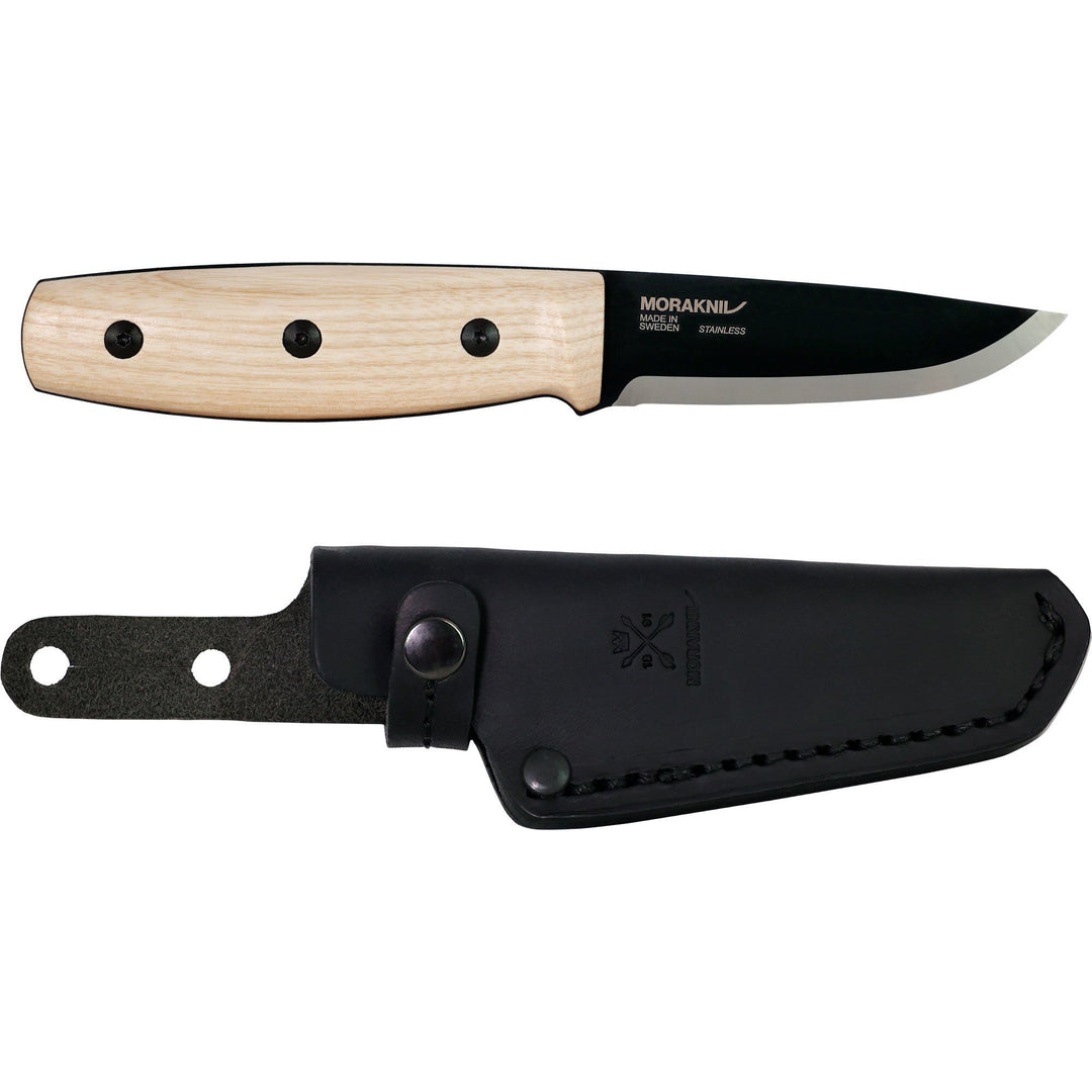 Morakniv Morakniv Finn BlackBlade (S) Ash Wood, friluftskniv – frontbillede (Friluftskniv)