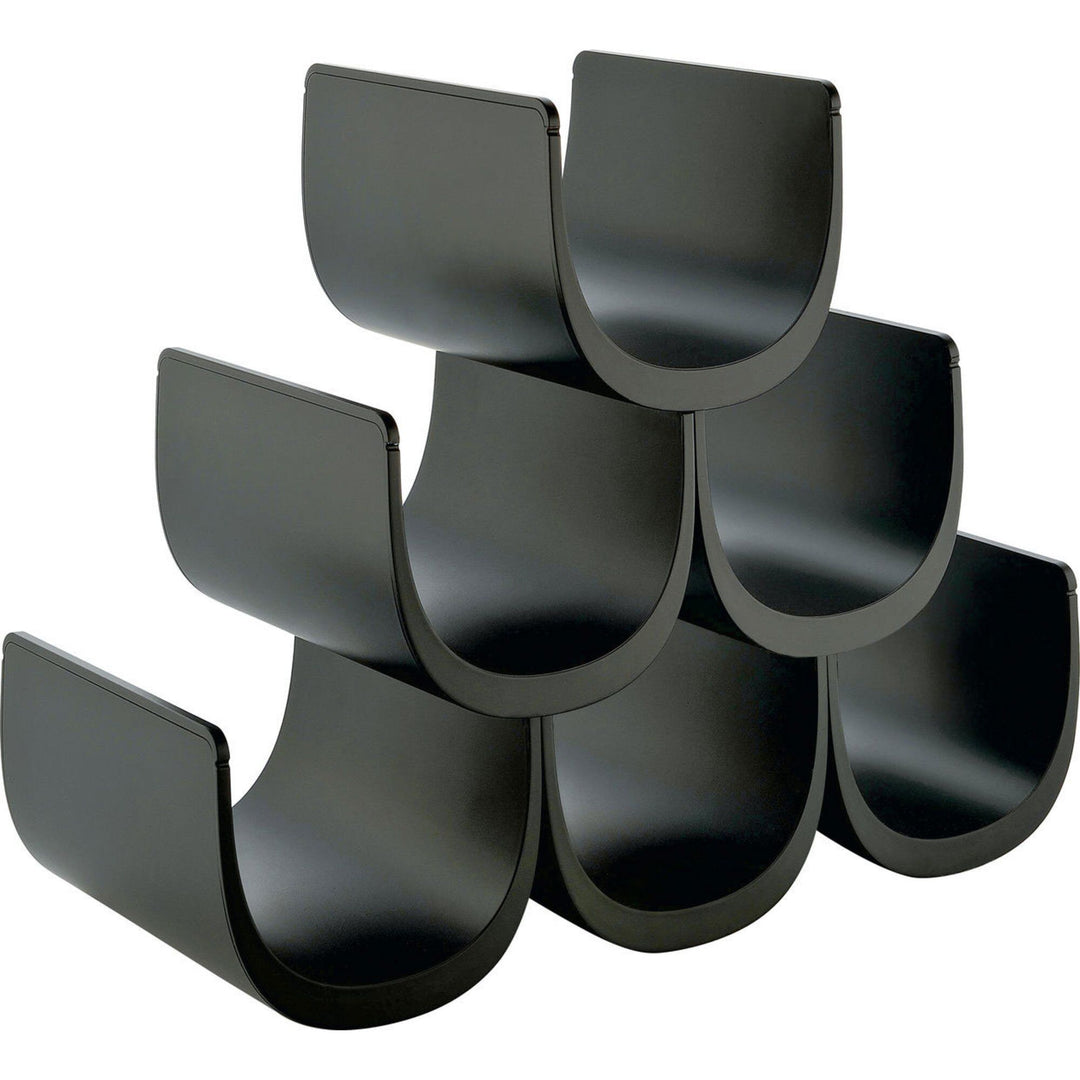 Alessi Alessi No ¨ vinreol, sort – close-up (Vinstativ)