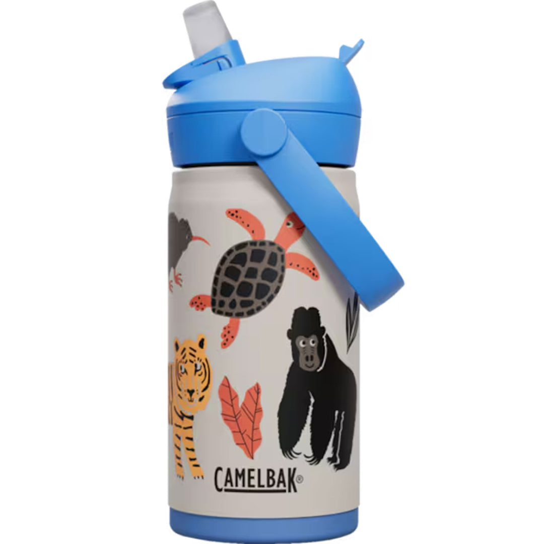 Camelbak Camelbak Thrive Flip Straw Børnevandflaske 0,35 liter, Beskyt vores venner – vinkelbillede (Kopper & Krus til børn)