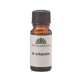 Detaljeret produktbillede af Urtegaarden A-vitamin 30ml. på tilbud