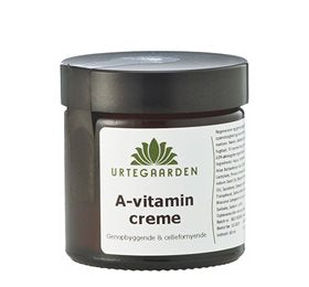Detaljeret produktbillede af Urtegaarden A-vitamincreme 60ml. på tilbud