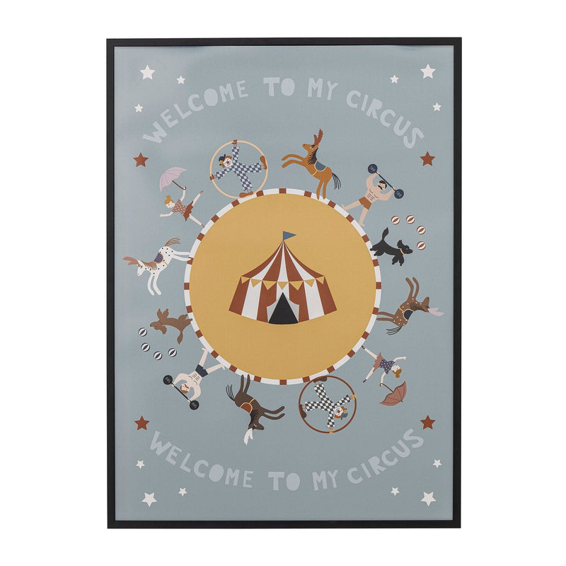 Bloomingville MINI - Maximo Illustration med ramme, Sort, Fyr 72x52 cm ❤ Stort online udvalg i Bloomingville MINI ❤ Billig fragt og hurtig levering 2 - 5 hverdage ❤ Varenummer: BGH-47094730490186 / Ean: &