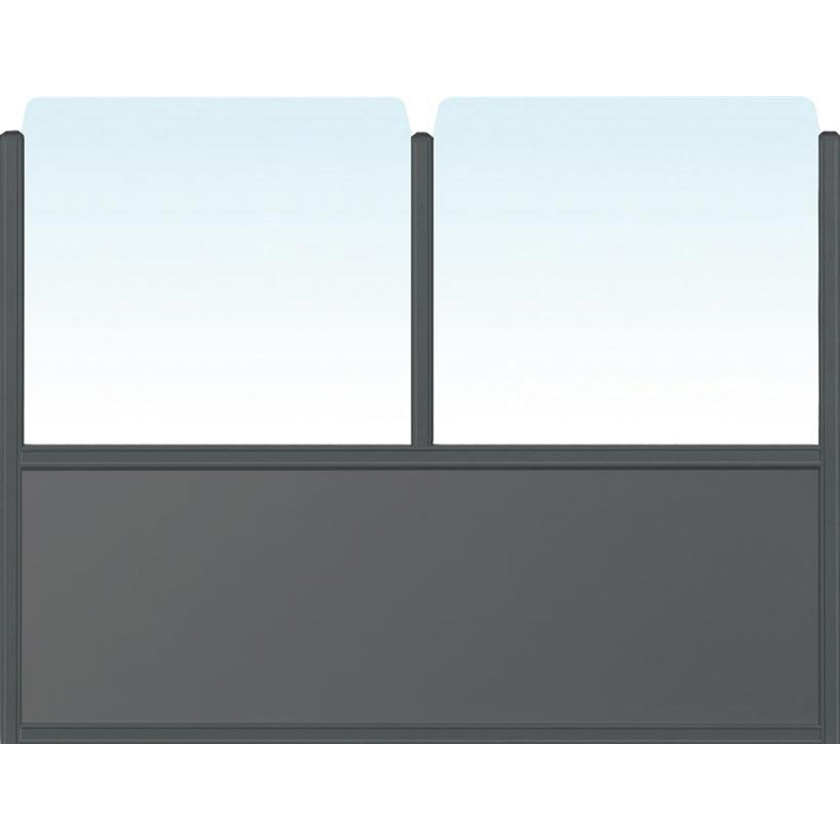 Produktbillede af Afskærmning ROMA 200x150cm Rød på tilbud