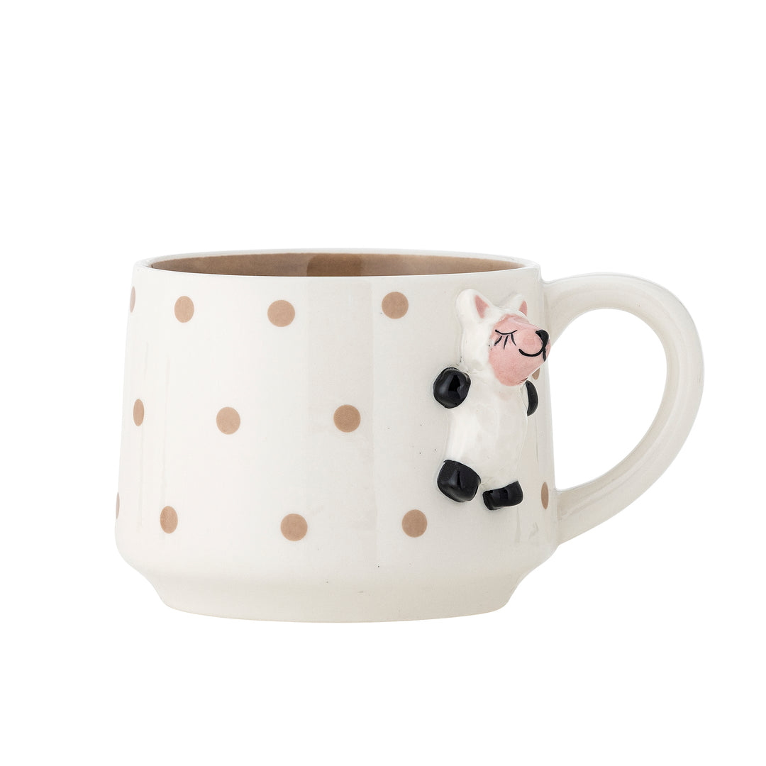BLOOMINGVILLE MINI Dolly kop til børn m. hank brun stentøj