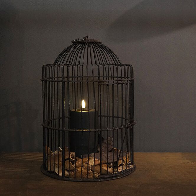 Produktbillede af Jaros Fuglebur i vintage metal på tilbud i høj kvalitet