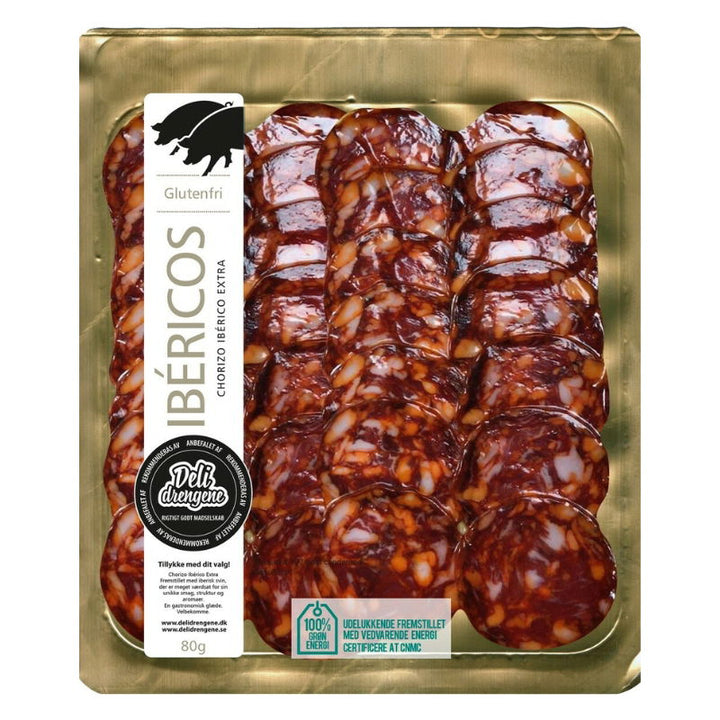 Produktbillede af Iberico Chorizo 80gram Deli Drengene på tilbud i premium kvalitet