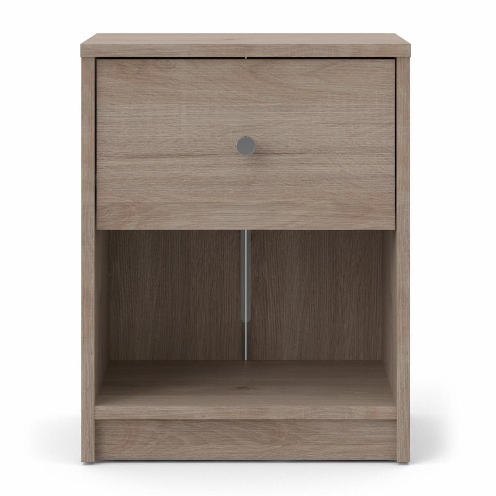 TVILUM May natbord m. 1 rum og 1 skuffe natur folie og plastik 37,9x30,1