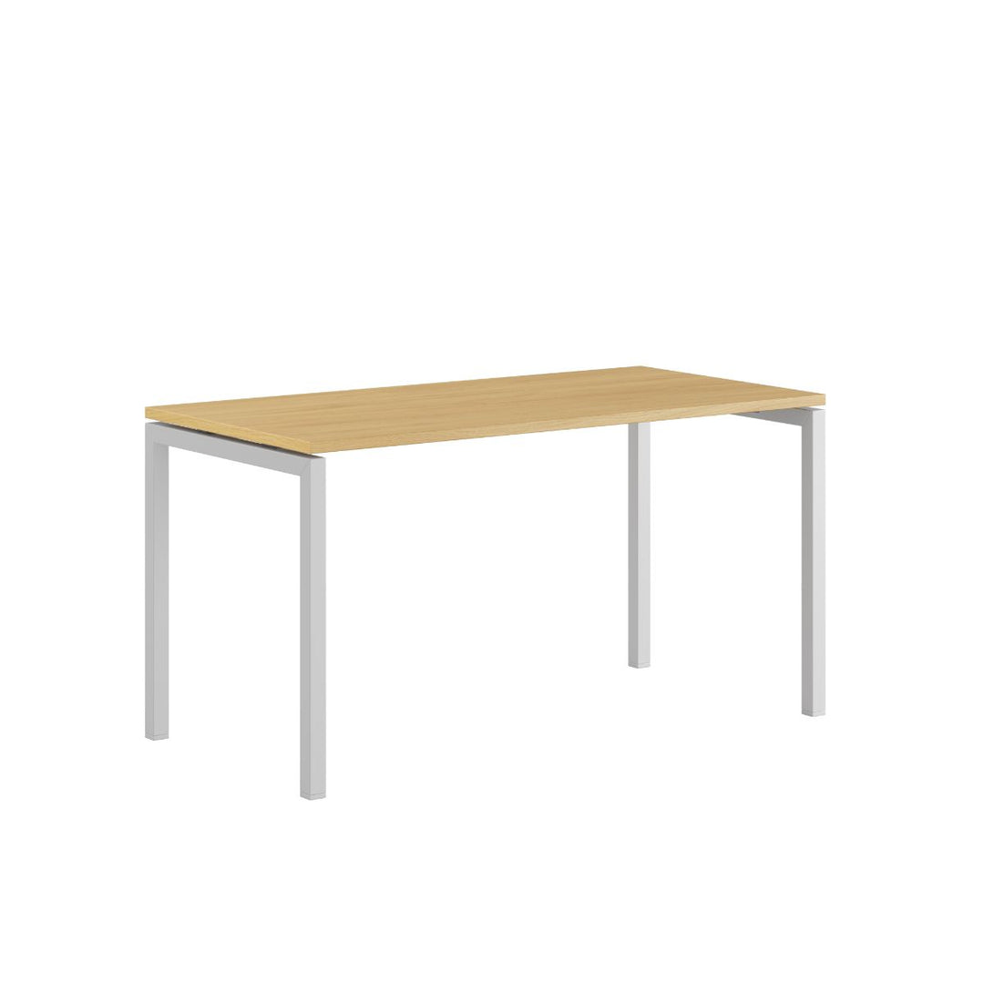 Produktbillede af Luna U Bord 140x70cm Eg-hvid på tilbud