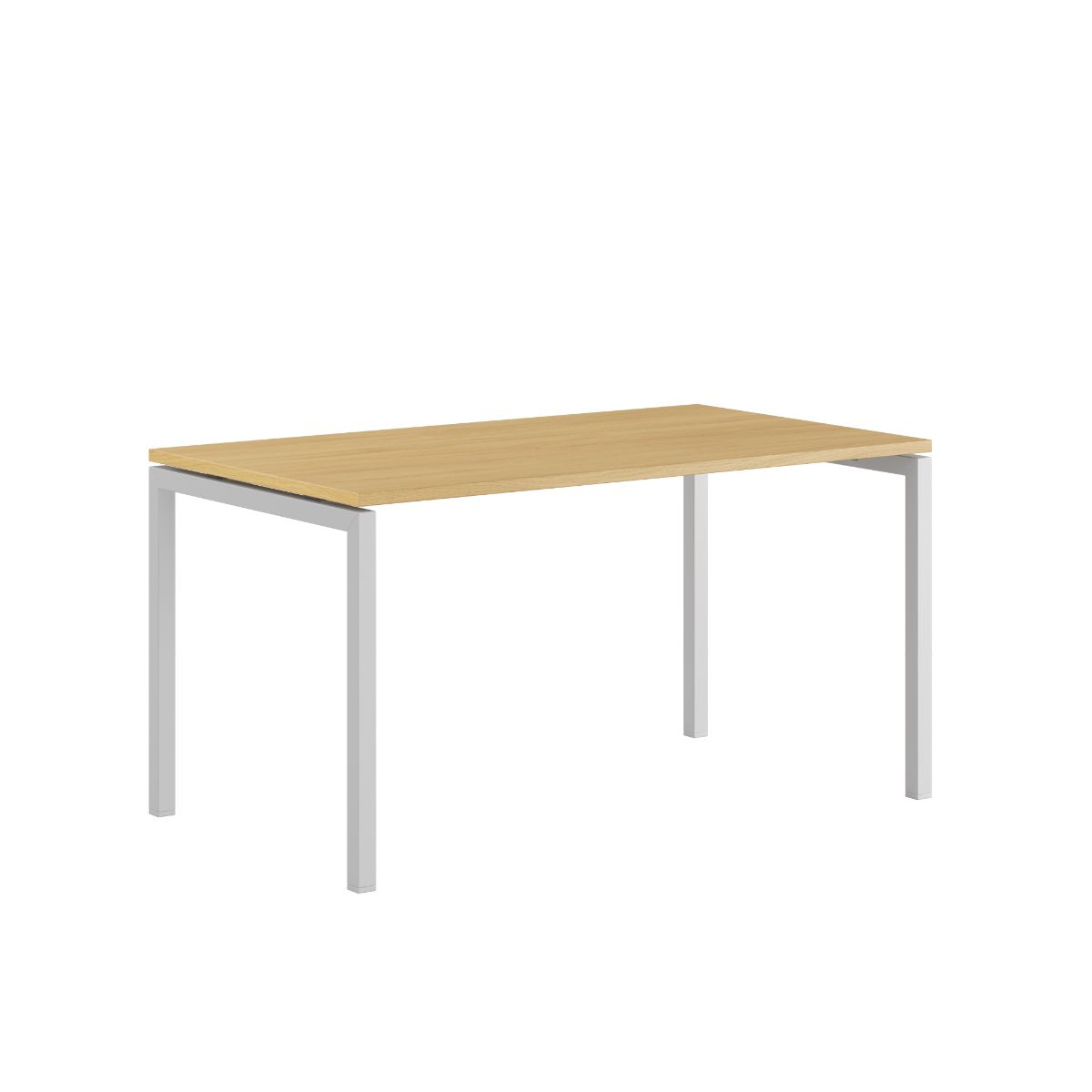 Produktbillede af Luna U Bord 140x80cm Eg-hvid på tilbud