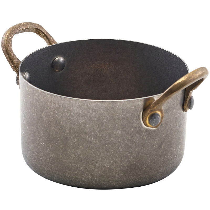 Produktbillede af Mini Kasserolle Vintage Stål 9 x 5.25cm 34cl på tilbud i premium kvalitet