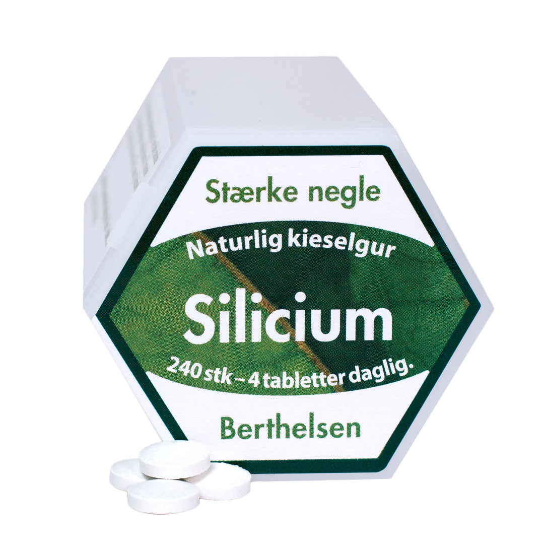 Produktbillede af Berthelsen Silicium 20 mg 240 tab. på tilbud