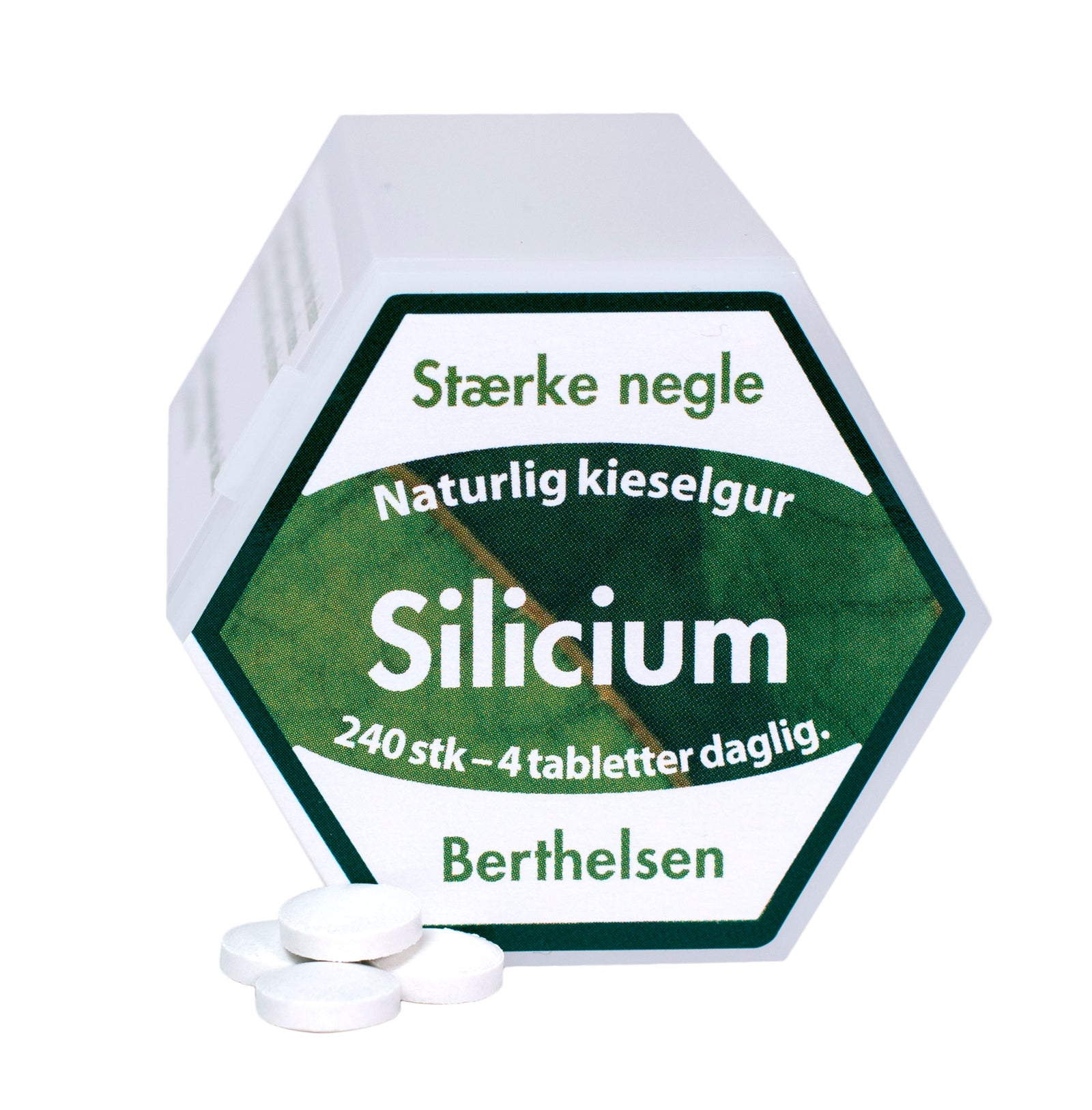 Produktbillede af Berthelsen Silicium 20 mg 240 tab. på tilbud