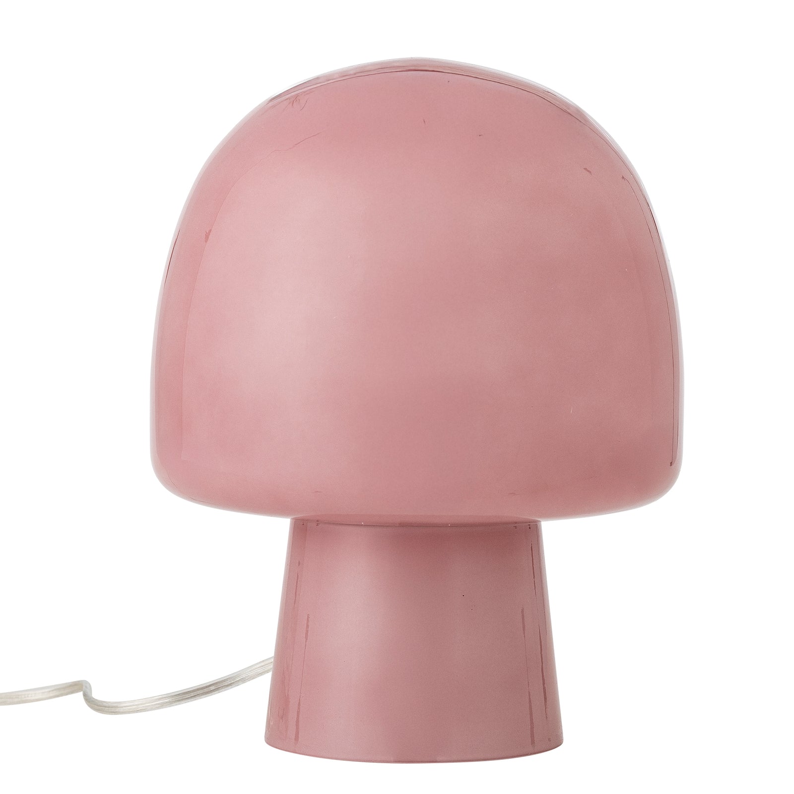 Produktbillede af BLOOMINGVILLE Paddy bordlampe rosa glas D20xH26,5 i premium kvalitet