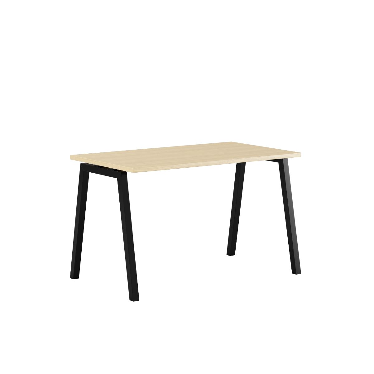 Produktbillede af Luna A Bord 120x70cm Birk-sort på tilbud